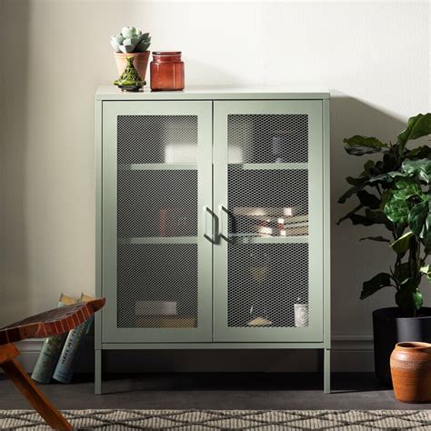 South Shore Crea Steel Accent Cabinet & Reviews 